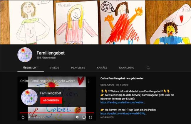 YouTube-familiengebet